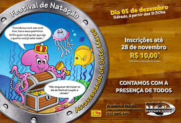 Festival de Natação - Atravessando os Sete Mares